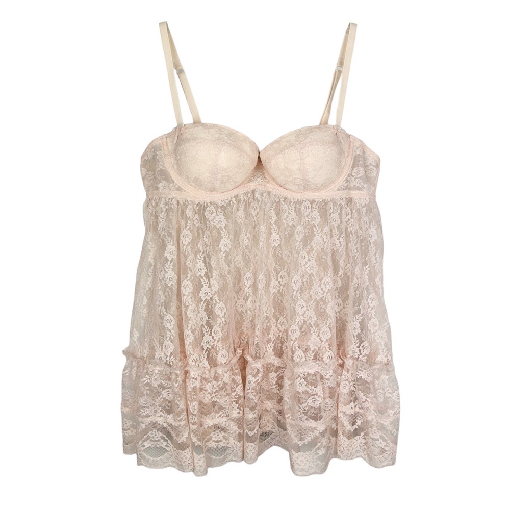 NWOT Victoria’s Secret | Sexy Little Things Blush Pink Lace Lingerie 36B